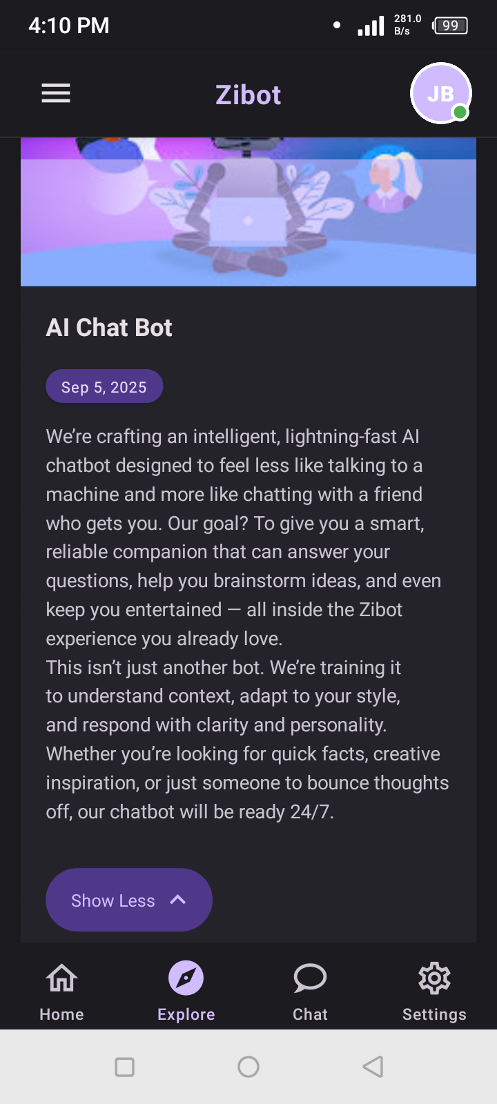 AI Chatbot Mobile Application with Custom AI Agent Integration — gallery 3