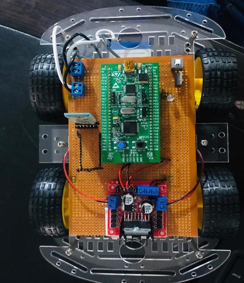 Mobile Controlled Car via Bluetooth using STM32F1 Microcontroller - image 1