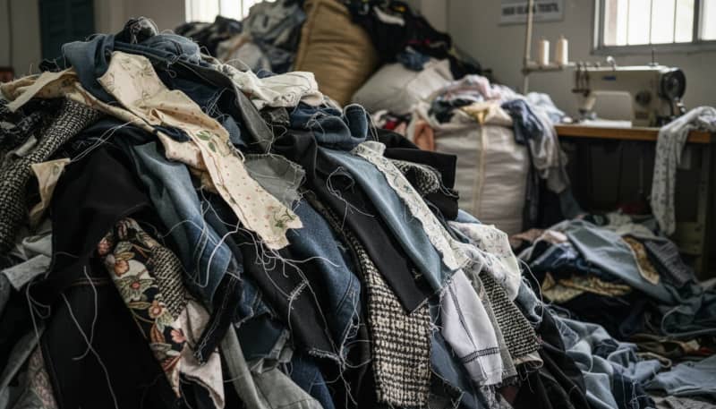 kain perca sebagai limbah konveksi dan daur ulang