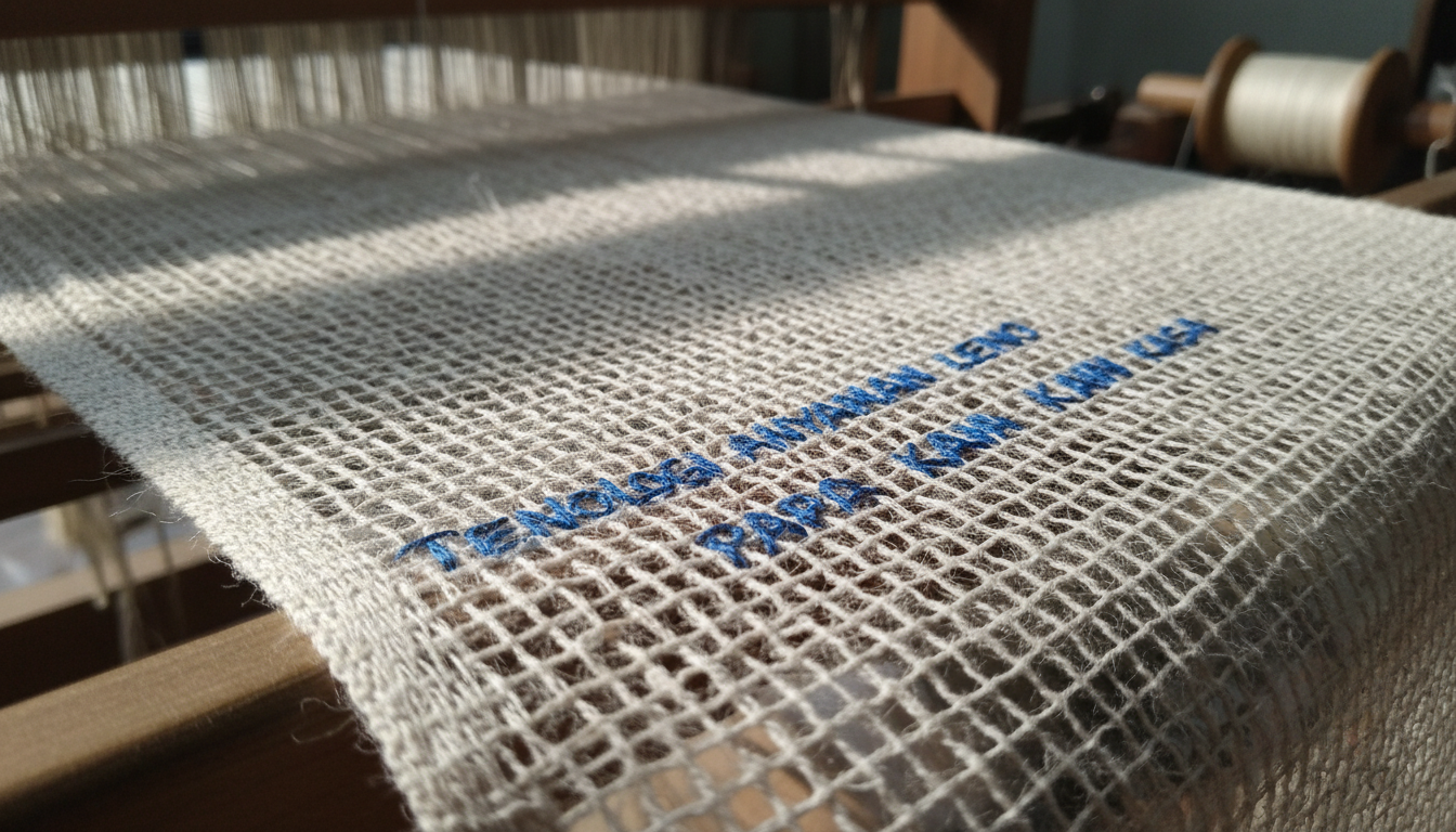 teknologi anyaman leno pada kain kasa