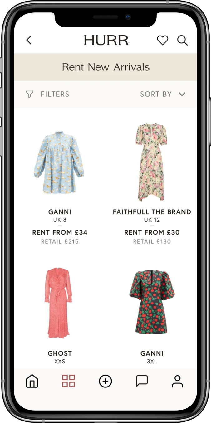 Mobile New Arrivals Page