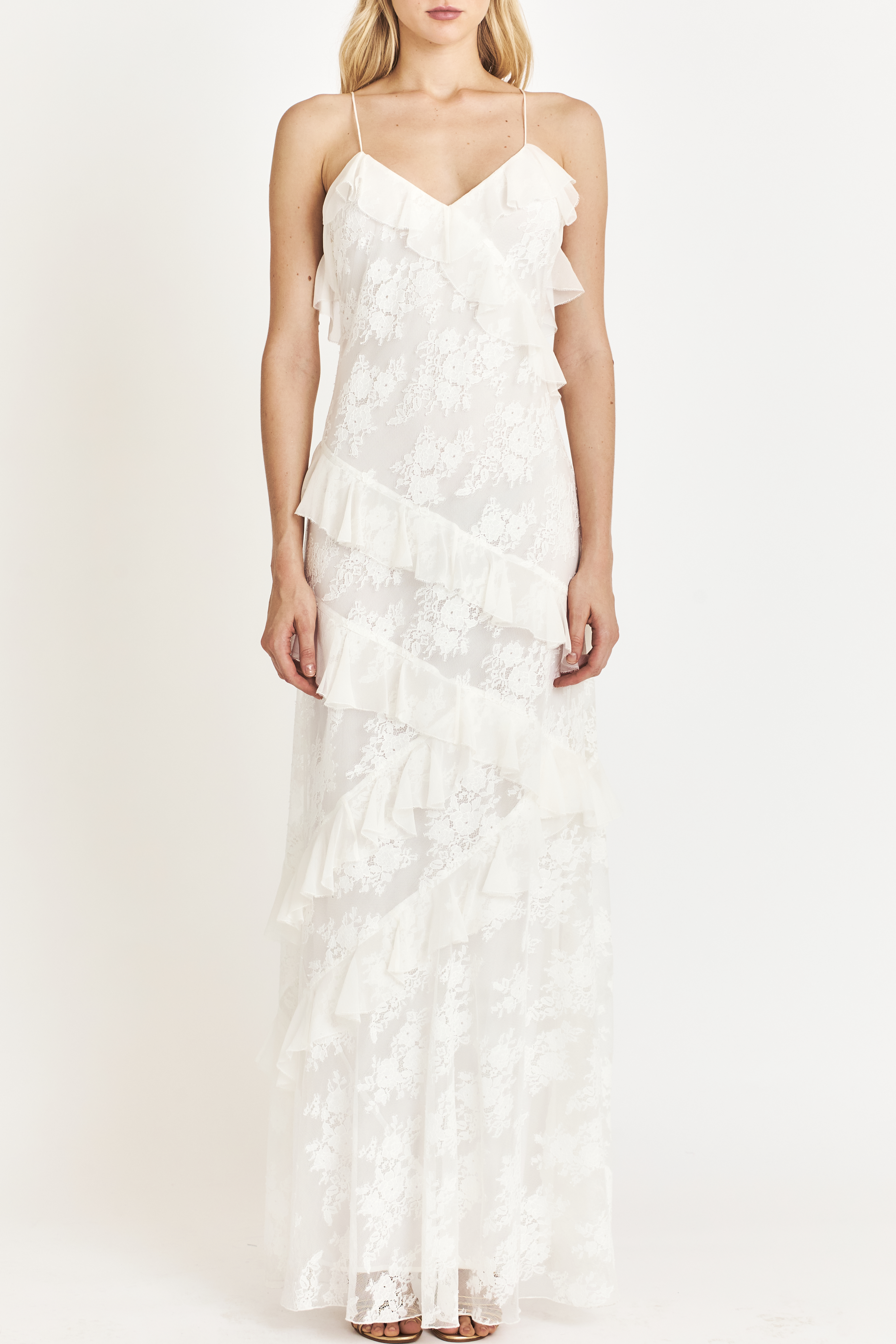 white christmas dresses Secret Crush Rialto Maxi Dress Chantilly Shimmer / 14 main image 0