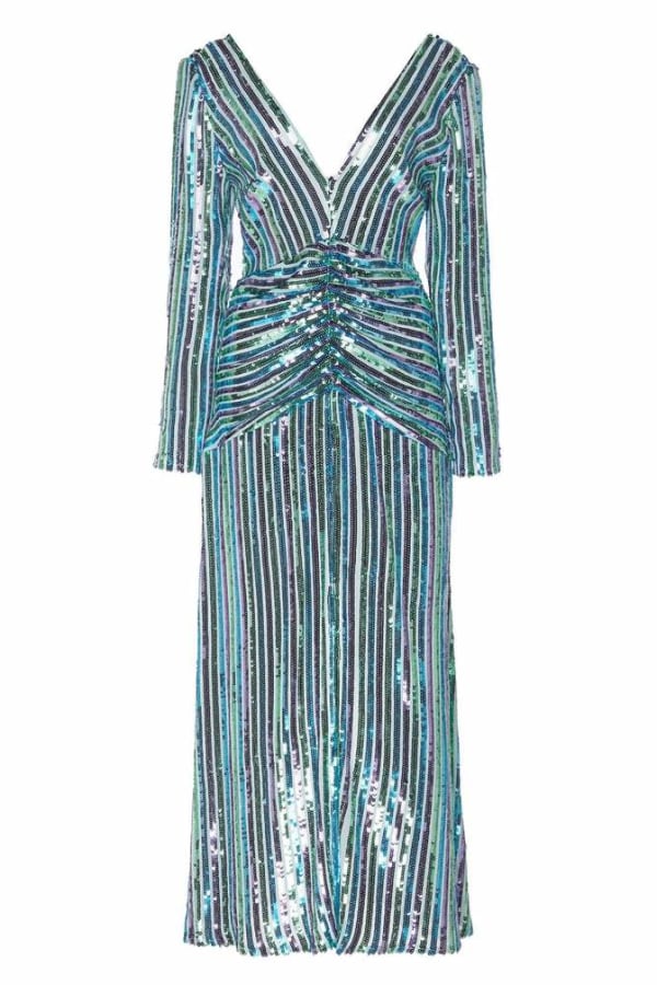 Rent Emmy Multi Stripe Sequin Dress ...