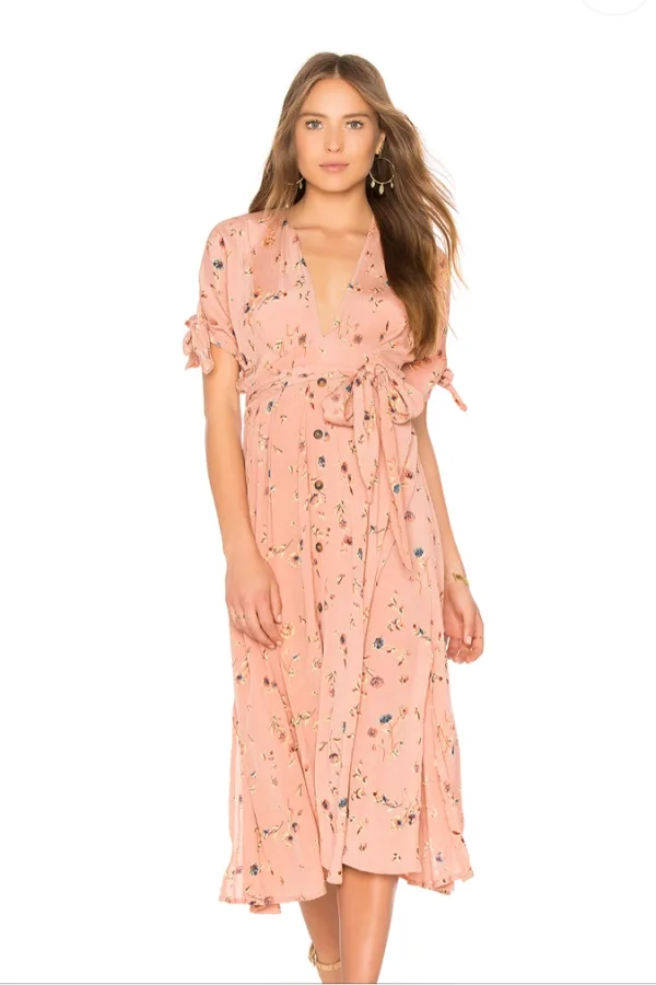 Rent Nina Midi Dress Faithfull The Brand HURR