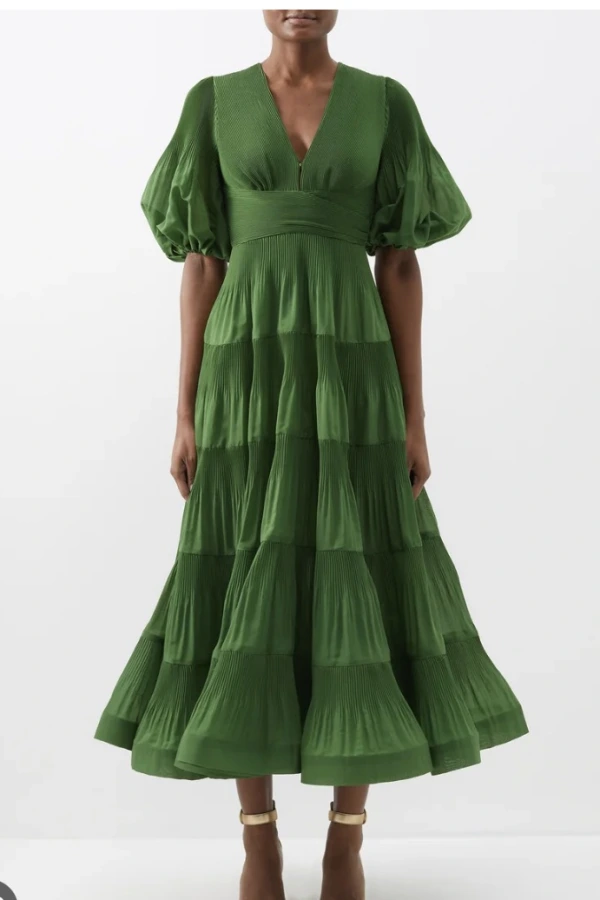 zimmermann green pleated dress Rent midi - Zimmermann Sale: Ready-To-Wear