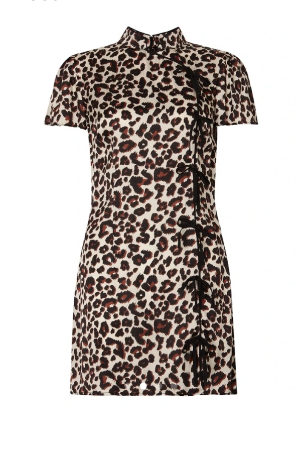 Kitri Circle Print Mini Dress Kitri Tabitha Tulip-Print Dress