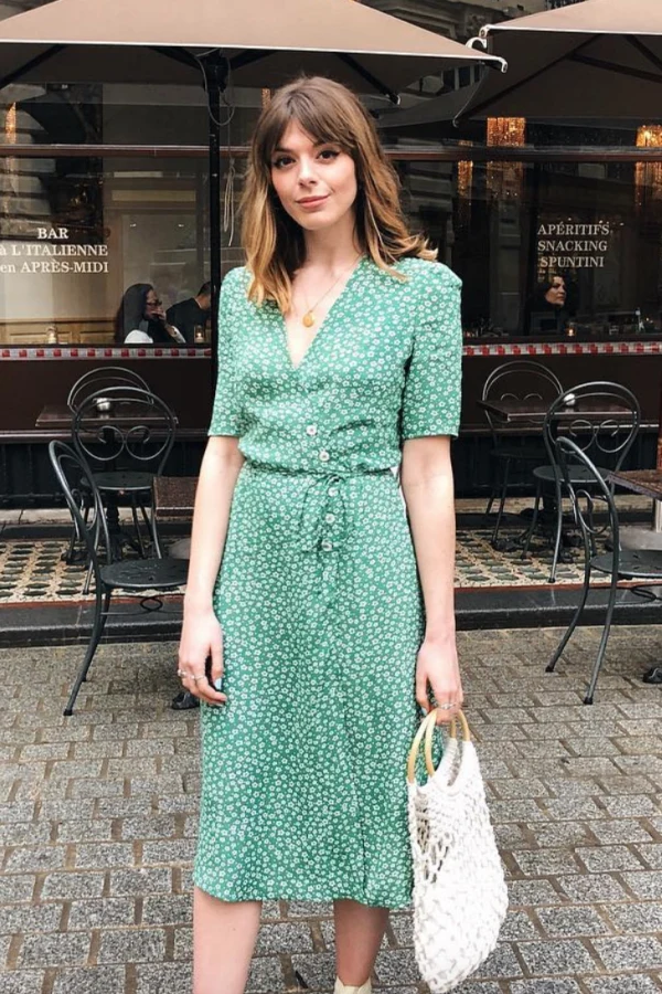 Rent rouge gabin midi dress - Rouje | HURR