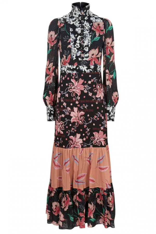 Rent Printed long Sleeve dress - Gucci | HURR