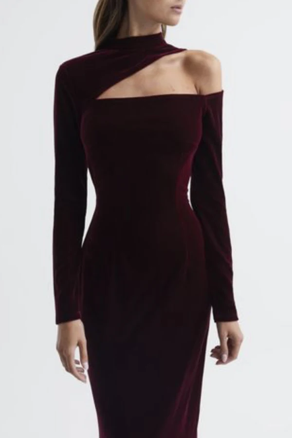 reiss tatiana velvet dress