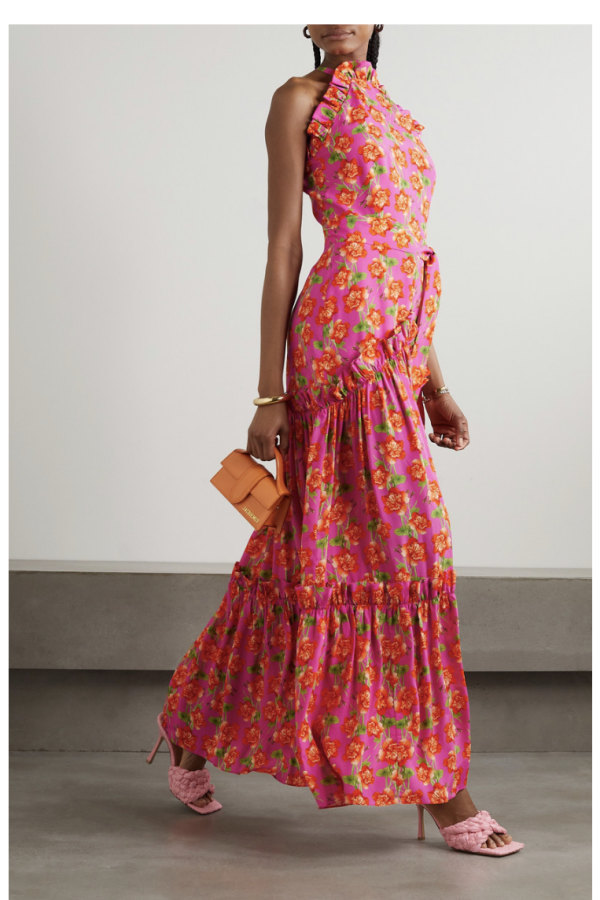 Rent Tatiana belted floral dress Borgo De Nor HURR