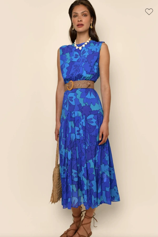 Rent Coralie Godet-Skirt Dress - RIXO