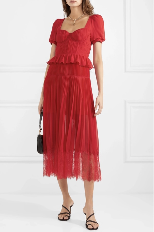 self portrait chiffon