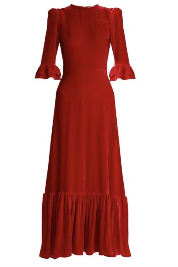 Rent Red velvet Maxi Dress The Vampire’s Wife HURR