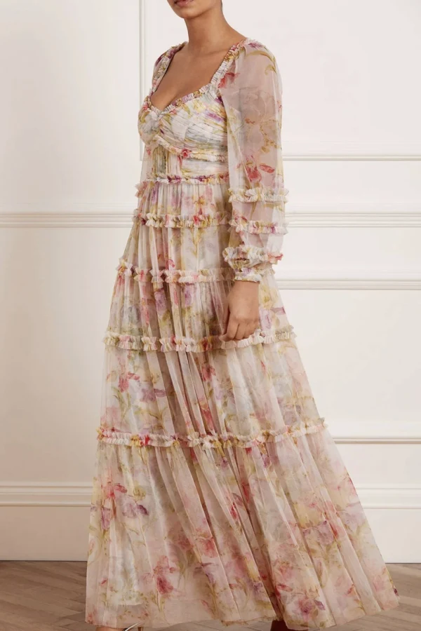 Iris - Ruffle Gown