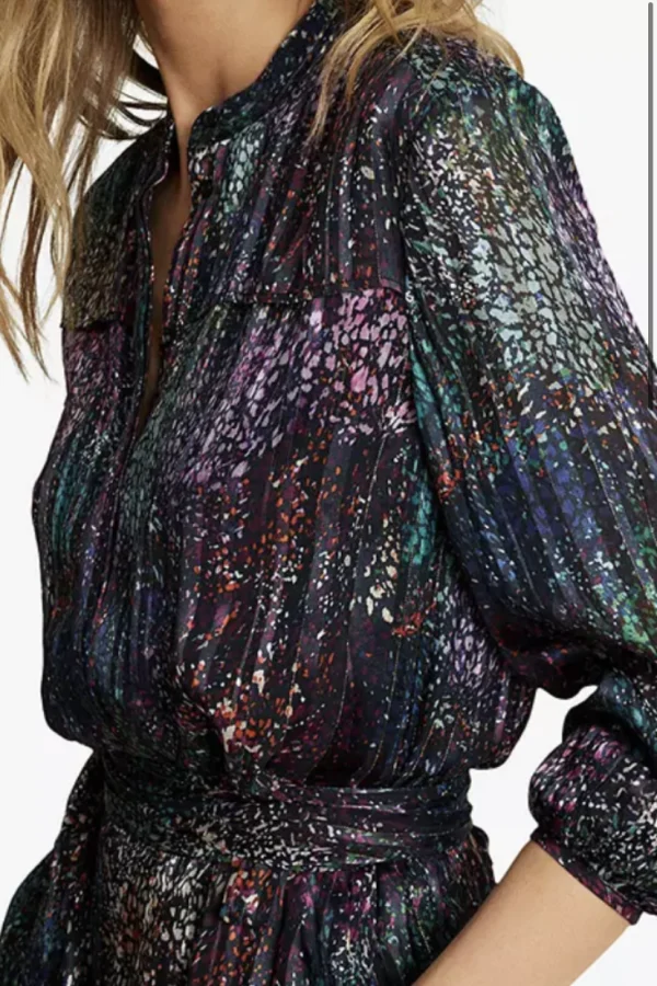 Rent Isla metallic mini dress - Reiss | HURR