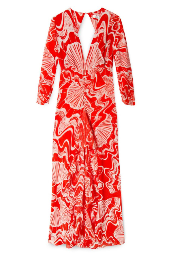 Rent Rose Coral Maxi Dress - RIXO | HURR