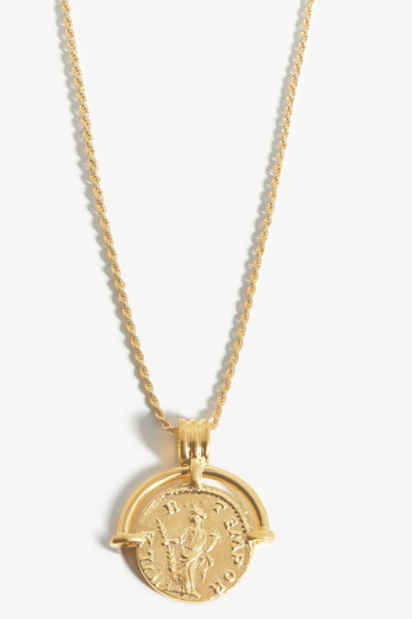 Missoma roman coin necklace clearance