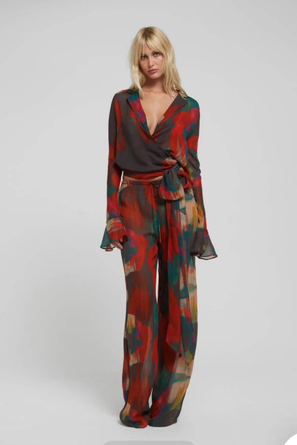 Rent Rat & Boa co ord Gemini Blouse and Roma trousers - Rat & Boa | HURR