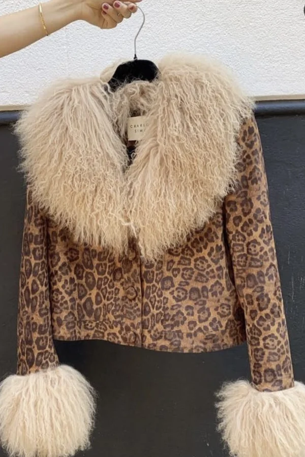 Leopard Print Charlotte Simone Coats Charlotte Simone Bunny