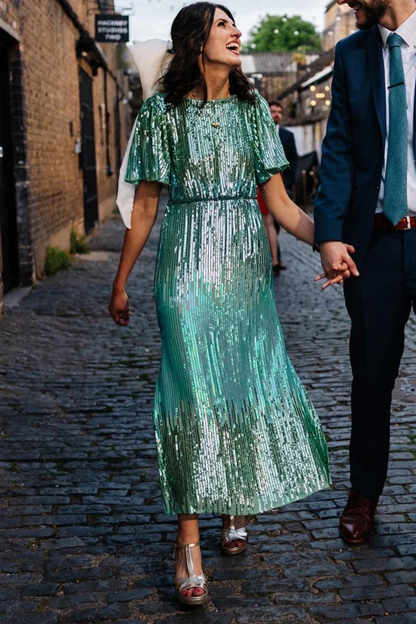 Venus ombre sequin dress hotsell