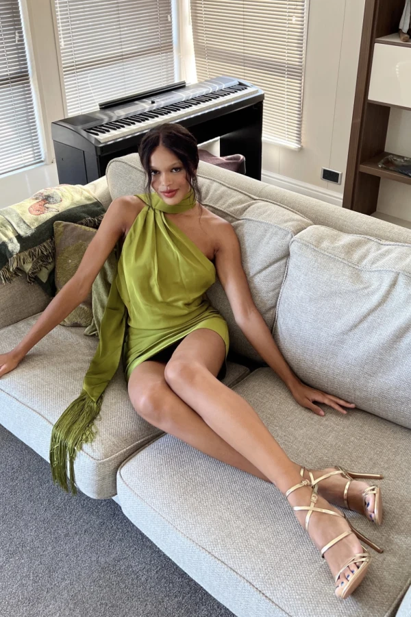 serafia dress green SAPPHIRA DRESS