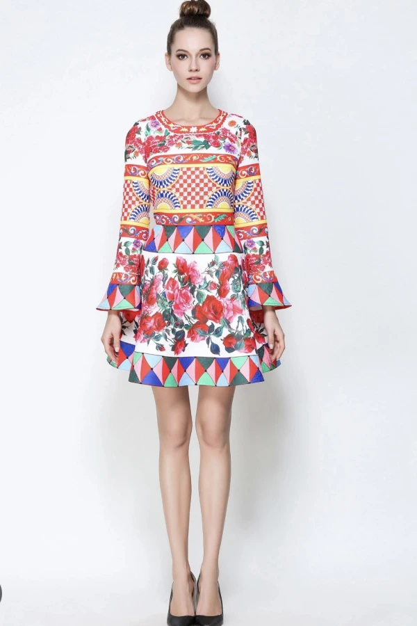 Rent Colourful Pop Dress - Comino couture | HURR