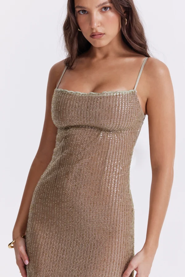 Rent Alondra Sequin Dress - House of CB | HURR