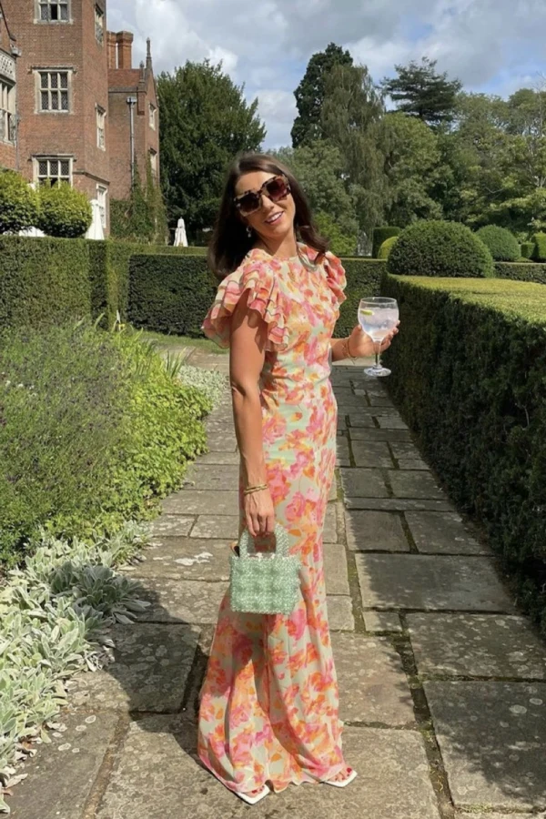 chinese dress ladies BOUGAINVILLEA MAXI DRESS IN SALVAJE ANIMAL PRINT CHIFFON – DE LA VALI  OFFICIAL main image 0
