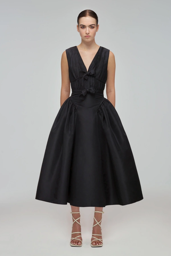 emerald green backless dress Custom Made A Line V Neck Prom Dresses, Backles Size:6.5 Medium Little Black Dress - ss26-new