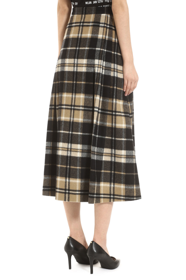 Max mara plaid skirt clearance