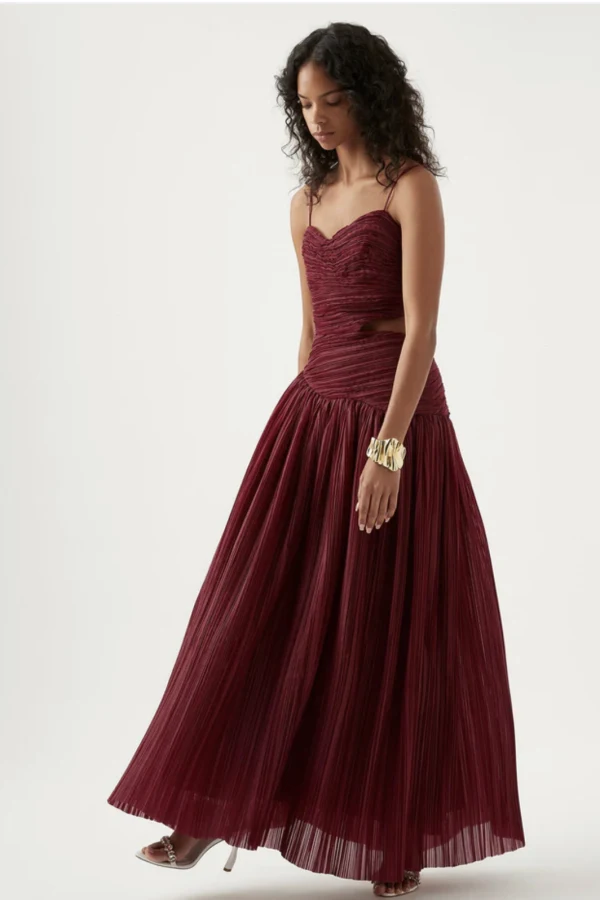 torrid burgundy dress