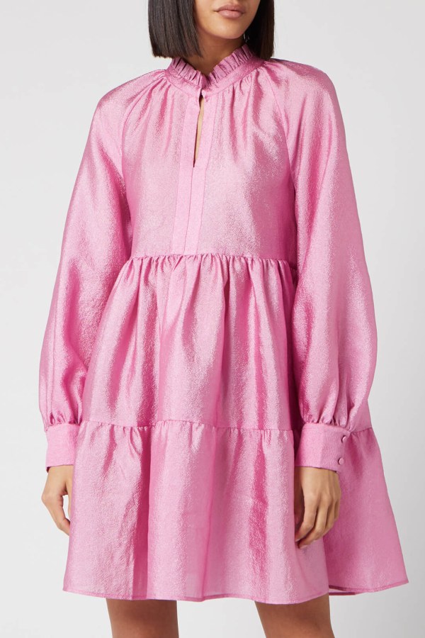 Rent Jasmine Dress Pink - Stine Goya | HURR