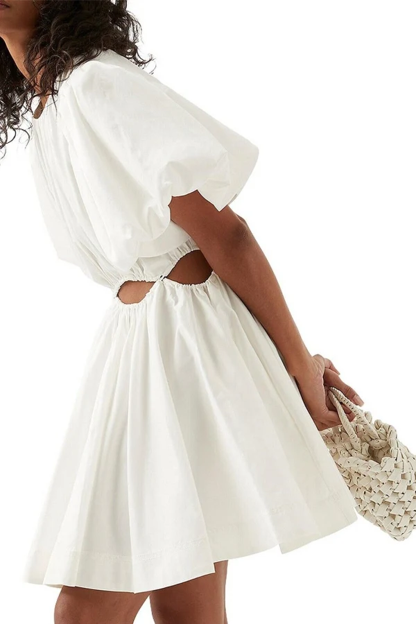 Rent Aje Henriette Cut Out Puff Sleeve Mini Dress - Aje | HURR