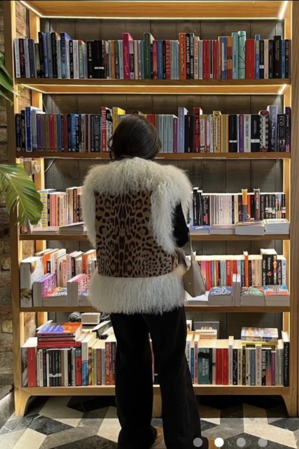Rent Leopard Print Gilet - Charlotte Simone | HURR