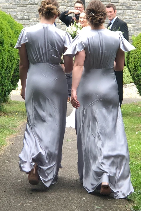 Rent Ghost Delphine Satin Dress Ghost HURR