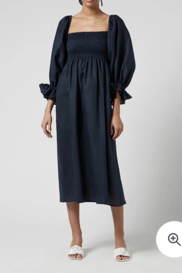 Rent The Atlanta linen midi dress - Sleeper | HURR