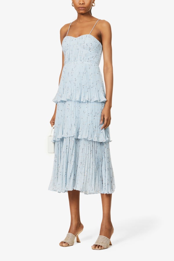 midi self portrait dress