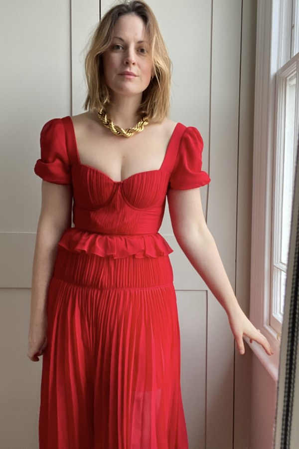 midi self portrait dress