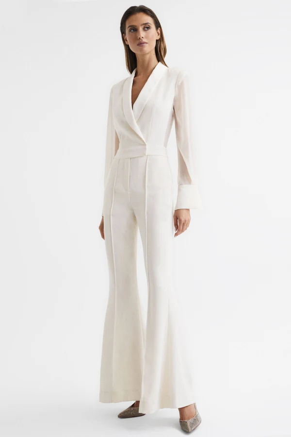 Rent Lennon Tuxedo Jumpsuit - Reiss | HURR