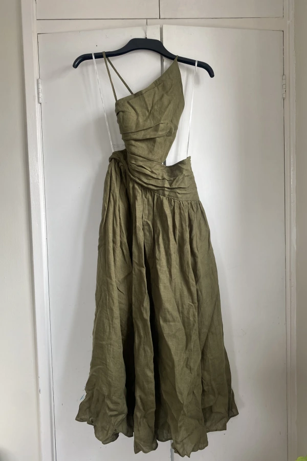 Rent Laurel asymmetric midi dress - Zimmermann