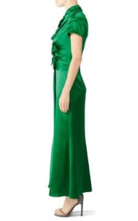 saloni green dress