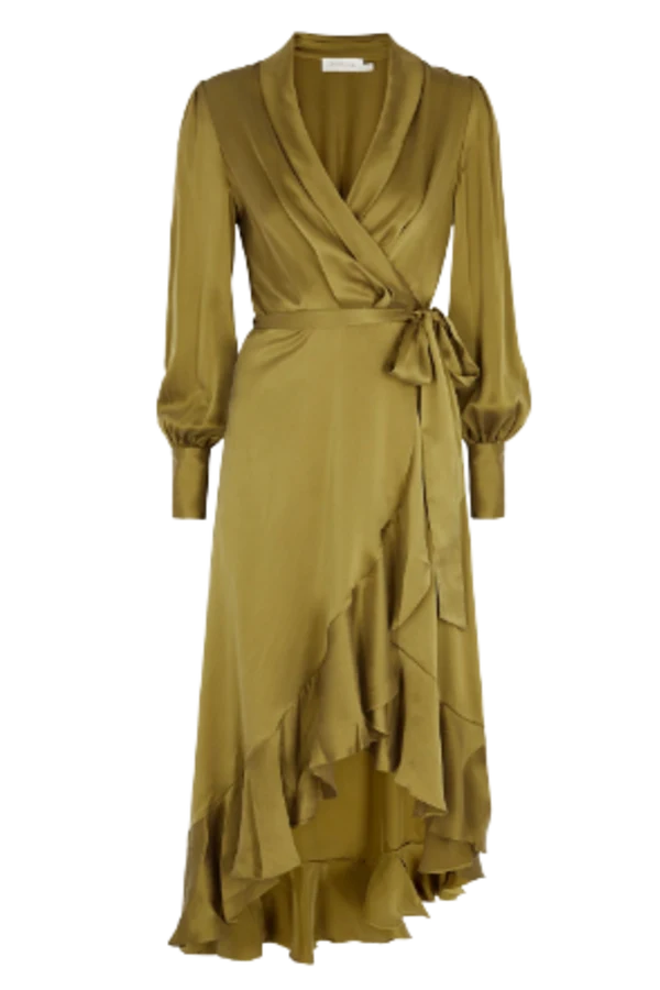 Super Eight Silk Swing Shirt Dress