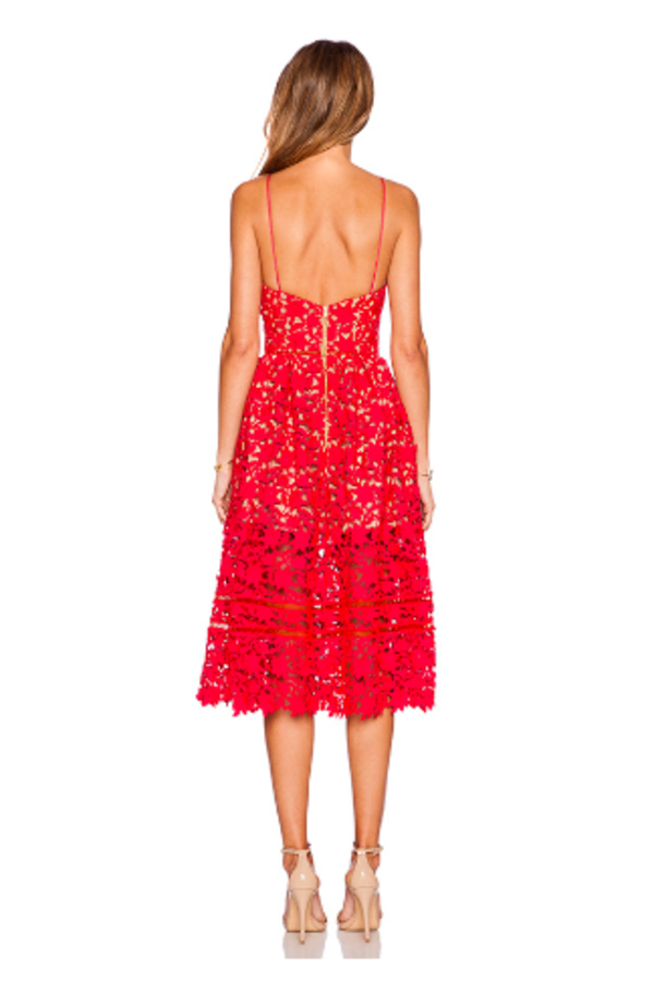 Rent Azalea midi dress - Self Portrait | HURR