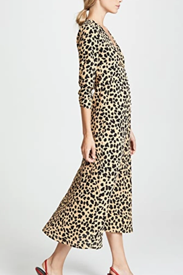 Rixo katie dress leopard online