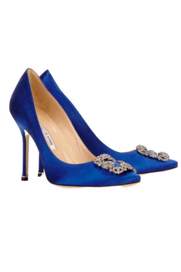 manolo blahnik royal blue