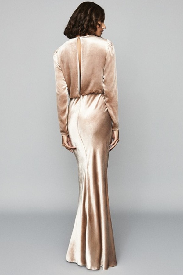 Satin Reiss Positano Dress Silver REISS Positano Strappy Cocktail Dress  Endource