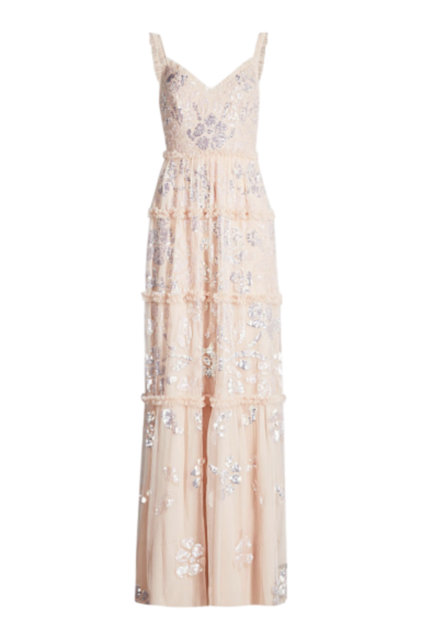 Rent Floral Gloss gown - Needle & Thread | HURR