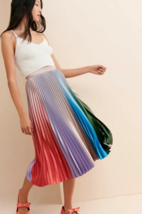 Rainbow skirt anthropologie 2025