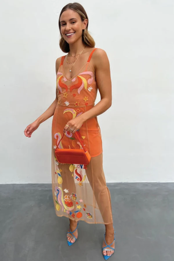 Rent Orange Wonderland Dress Never Fully Dressed HURR