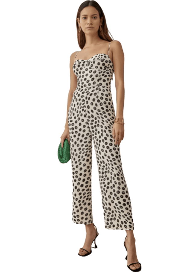 エッセンシャルコンフォート 最終価格 Reformation Paisley Jumpsuit